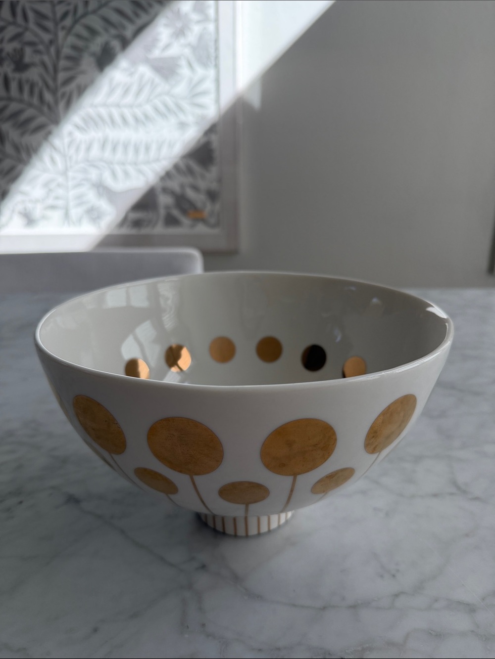 Jonathan Adler Gold Dot Bowl